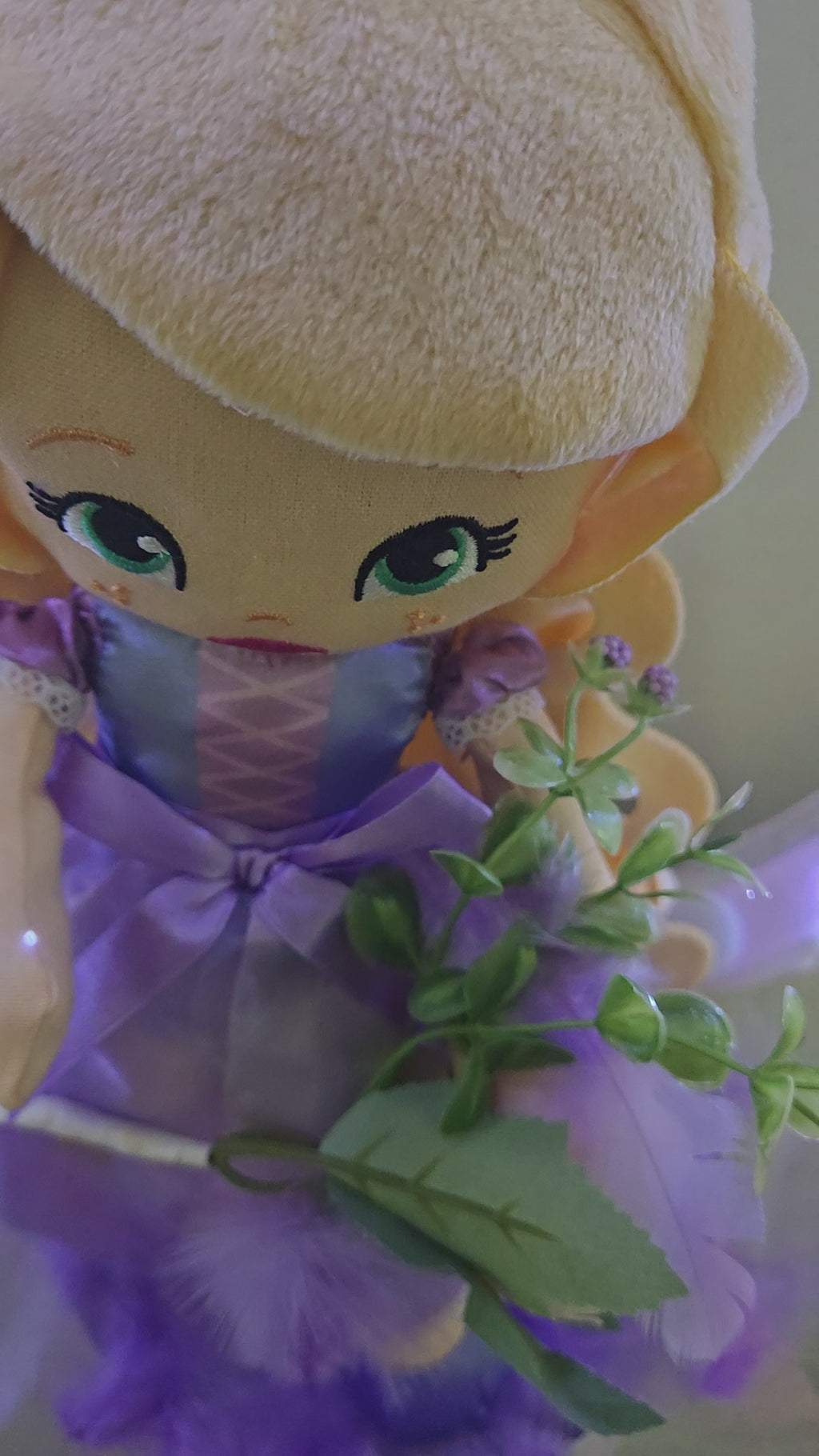 "Enchanted Rapunzel Stuffed Balloon Bouquet" – LED Disney Princess Edition
