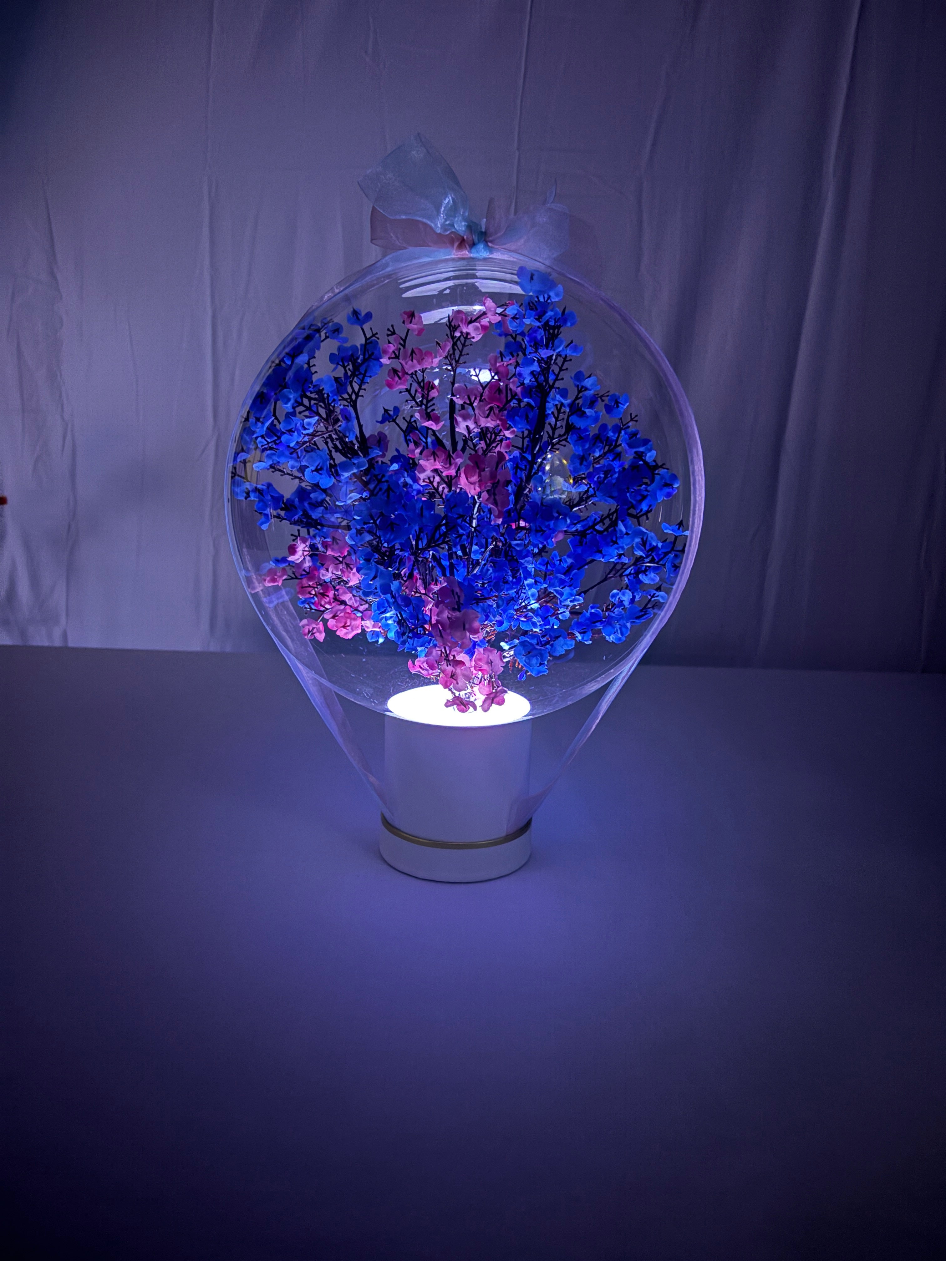 "Blossoming in Blue and Blush" LED Edition